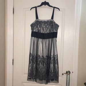 Black and grey dress